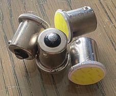 4 x R5W White Car Light Side Tail Plate Bulb 12V