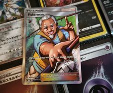 Fisherman ! Ultra Rare ! from Hidden Fates Set ! 2019 ! Pokemon Card !