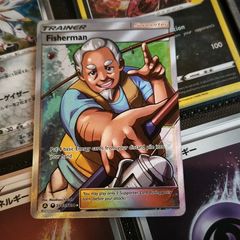 Fisherman ! Ultra Rare ! from Hidden Fates Set ! 2019 ! Pokemon Card !