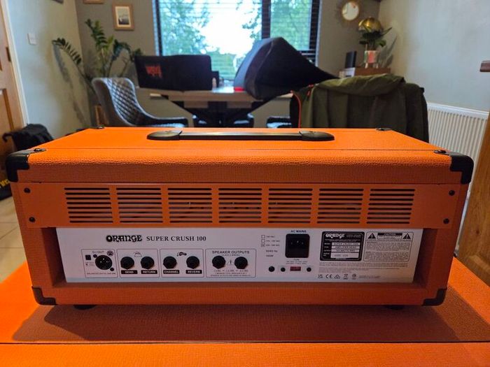 Orange Supercrush 100 Head w/ cover