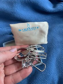 Newbridge silverware KEYRING diamond Ring