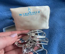 Newbridge silverware KEYRING diamond Ring