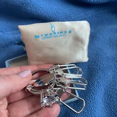 Newbridge silverware KEYRING diamond Ring