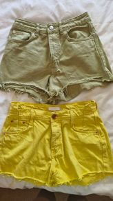 Denim shorts