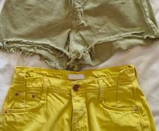 Denim shorts