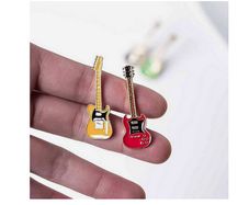 Funky Pin - ideal for guitar belts, bags, jackets, backpacks, etc + other designs available