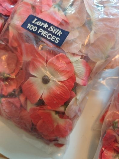 red and pink artificial flowers bundle wholesale