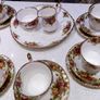 21 (39)piece Tea Set Royal Albert Old Country Roses Bone China Image 2
