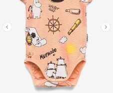 Moomins by Martinex -short sleeve bodysuit size 56 EUC