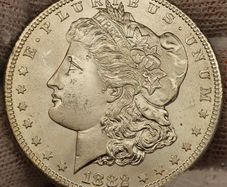 USA United States Silver 1882 S Morgan Dollar Beautiful Uncirculated Lustrous Superb!