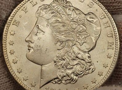 USA United States Silver 1882 S Morgan Dollar Beautiful Uncirculated Lustrous Superb!
