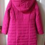 SALE!  South Padded Raspberry Colour Midi Coat Image 4