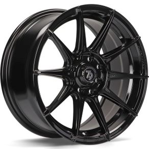 15"Japan Type Black  Alloy Wheels Chevrolet Citroen Dacia Fiat Honda Hyundai Kia Mazda Mitsubishi Nissan Renault Suzuki Seat Toyota VW 4x100 / 4x114,3