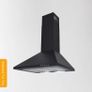 LUXAIR 60cm Premium Chimney Cooker Hood in Matt Black || LA-60-STD-BLK Image 6