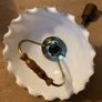 Pendant Lamp with FloralMotif Shade 1970s Image 5