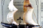 Vintage Horn Ship