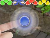 Glow in the Dark Fidget Finger Hand Spinner Toys EDC ADHD Release Stress