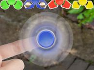 main image for ad Glow in the Dark Fidget Finger Hand Spinner Toys EDC ADHD Release Stress