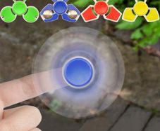 Glow in the Dark Fidget Finger Hand Spinner Toys EDC ADHD Release Stress