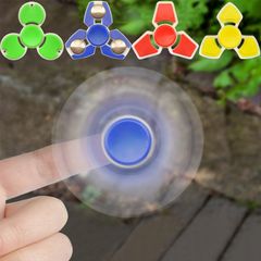 Glow in the Dark Fidget Finger Hand Spinner Toys EDC ADHD Release Stress