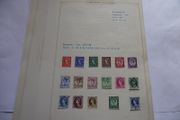 Collection of GB stamps from  Elizabeth II on 7 loose pages