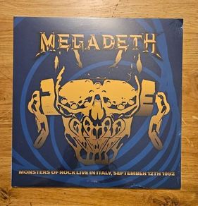 Megadeth "Monsters Of Rock Live In Italy 1992" Sealed Vinyl Album