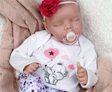 Reborn dolls - 17-Inch Handmade Realistic Baby Dolls Soft Cloth Body with Toy Accessories, Reborn Baby Dolls Like a Lifelike Baby(