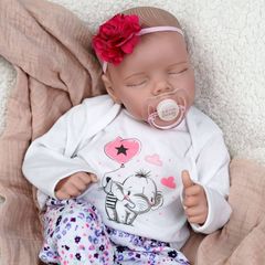Reborn dolls - 17-Inch Handmade Realistic Baby Dolls Soft Cloth Body with Toy Accessories, Reborn Baby Dolls Like a Lifelike Baby(