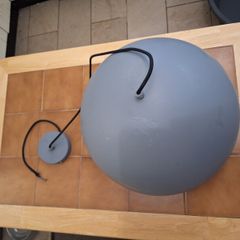 Large metal industrial style ceiling light