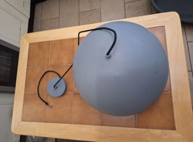 Large metal industrial style ceiling light