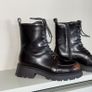 Brand New Black & Brown Chunky Ankle Boots from Primark Size UK 5 / EU 38 Image 3