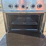 2 x Mareno 4 ring gas range with oven - commercial catering equipment Image 3