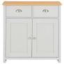Sideboard Grey 79x35x81 cm Image 4
