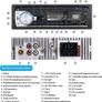Car Radio Bluetooth Hands-free, CENXINY 4 x 65W Car Stereo Bluetooth 5.0 LCD with Clock, Support USB/AUX in FM/ MP3 / WMA/WAV/MPE Autoradio with Usb and Bluetooth No CD player (FREE POSTAGE) Image 4