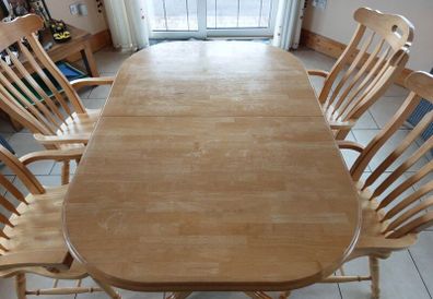 Table and 4 chairs