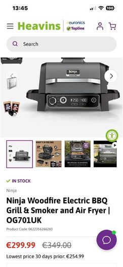 Ninja woodfire elect bbq
