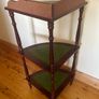 Vintage 3 tier corner shelf Image 3