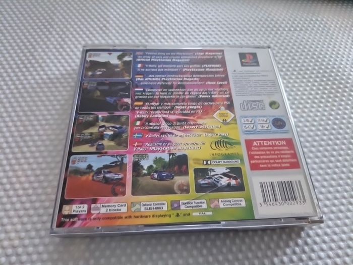 V Rally PlayStation1 Ps1 PlayStation2 Ps2 Games Original