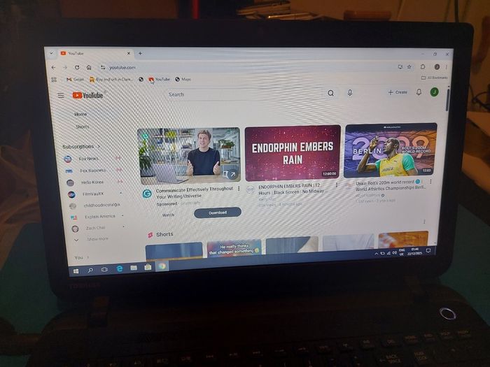 Toshiba Satellite C50-B-14D, Intel Celeron CPU N2830 2.1GHz, 4GB Ramm, 500GB HDD, Windows 10, Microsoft Edge, Chrome