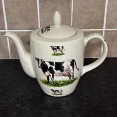 Cow Motif Teapot by Ballyporeen Ceramics