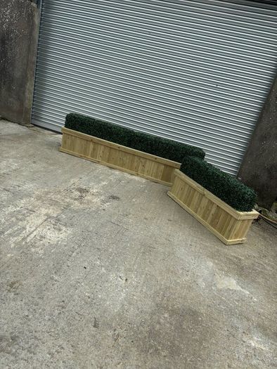 Handmade wooden planters/ raised beds