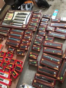 Vintage toy trains