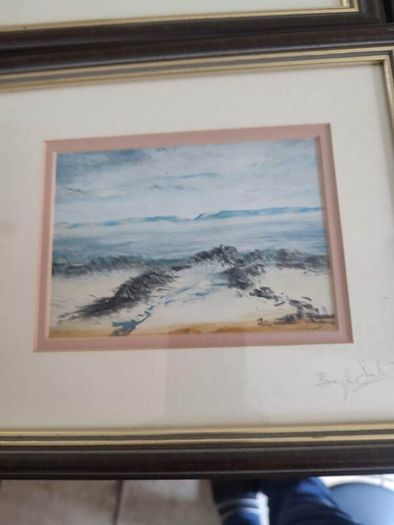 Set Of 4 Framed And Signed Photo Prints By Baryl Suitor Irish Artist.
