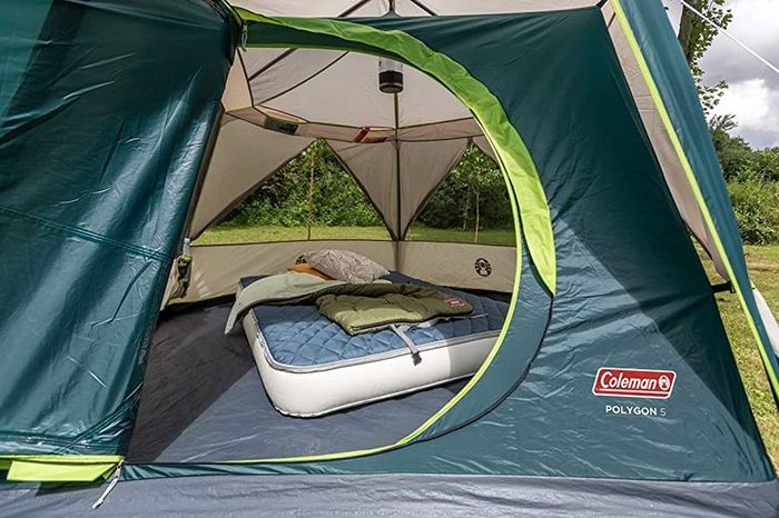 large 5-person tent with 360 Degree view, 5 man family tent, sturdy steel pole construction, easy to pitch, 100% waterproof (FREE SHIPPING)