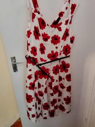 Savida poppy print vintage-style dress