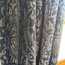 Curtains Navy Silver Lined Image 2
