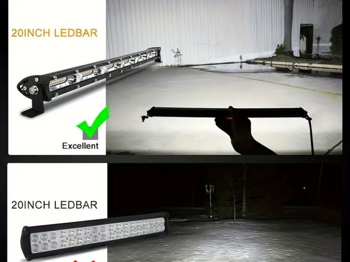 Ultra-Thin 25 inch Single Row LED Light Bar,