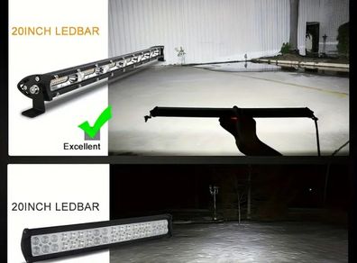 Ultra-Thin 25 inch Single Row LED Light Bar,