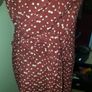 Zara burgundy midi dress uk 10 to small 12 Image 6