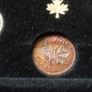 Canada coins set ( 6 coins ) official 1980 wood case BUNC Image 5